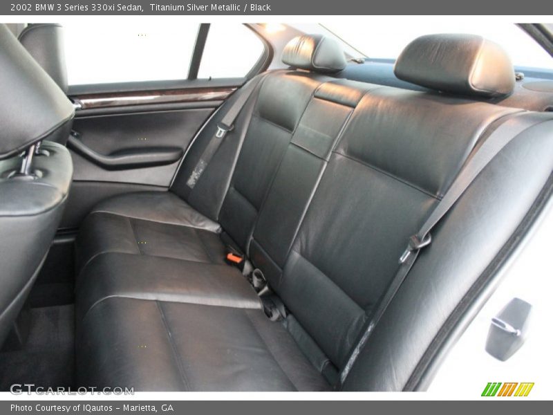 Titanium Silver Metallic / Black 2002 BMW 3 Series 330xi Sedan