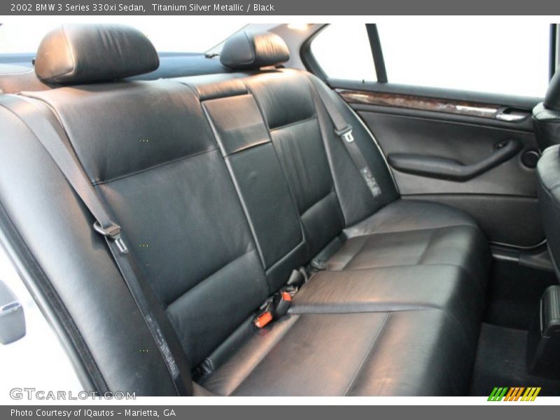 Titanium Silver Metallic / Black 2002 BMW 3 Series 330xi Sedan