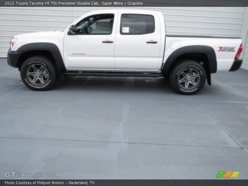 Super White / Graphite 2013 Toyota Tacoma V6 TSS Prerunner Double Cab