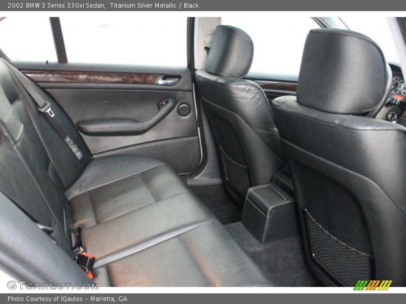 Titanium Silver Metallic / Black 2002 BMW 3 Series 330xi Sedan