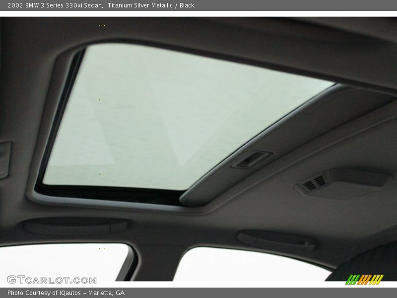 Titanium Silver Metallic / Black 2002 BMW 3 Series 330xi Sedan
