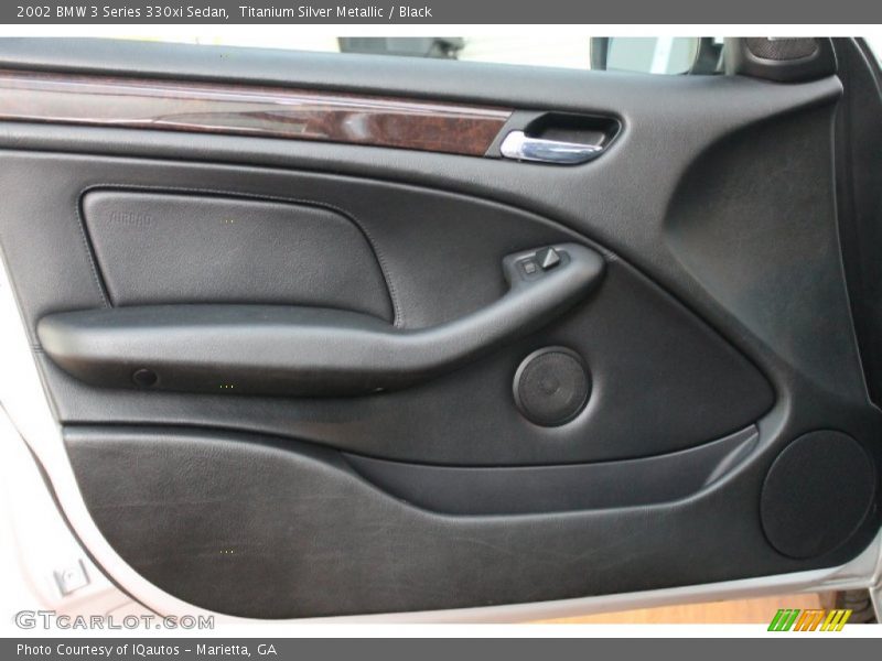 Titanium Silver Metallic / Black 2002 BMW 3 Series 330xi Sedan