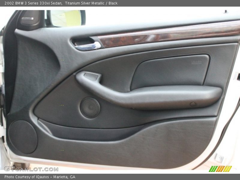 Titanium Silver Metallic / Black 2002 BMW 3 Series 330xi Sedan