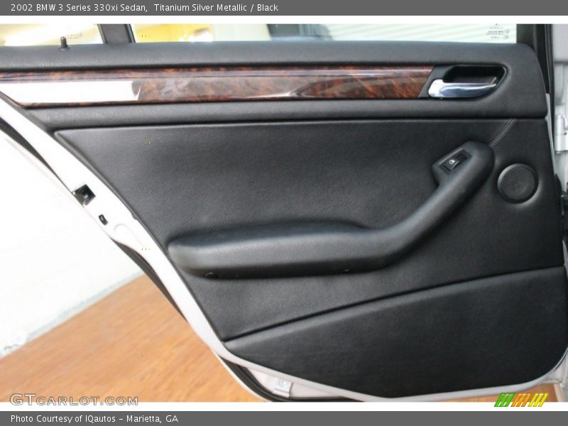 Titanium Silver Metallic / Black 2002 BMW 3 Series 330xi Sedan