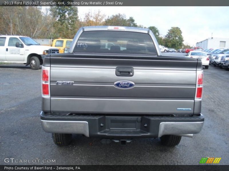 Sterling Gray Metallic / Steel Gray 2013 Ford F150 XLT SuperCab 4x4