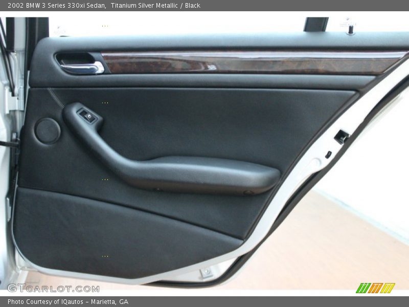 Titanium Silver Metallic / Black 2002 BMW 3 Series 330xi Sedan