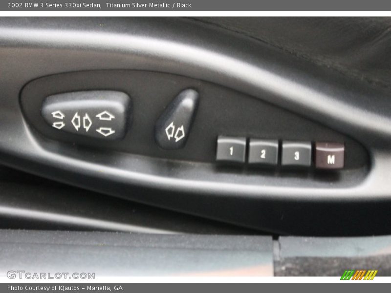 Titanium Silver Metallic / Black 2002 BMW 3 Series 330xi Sedan