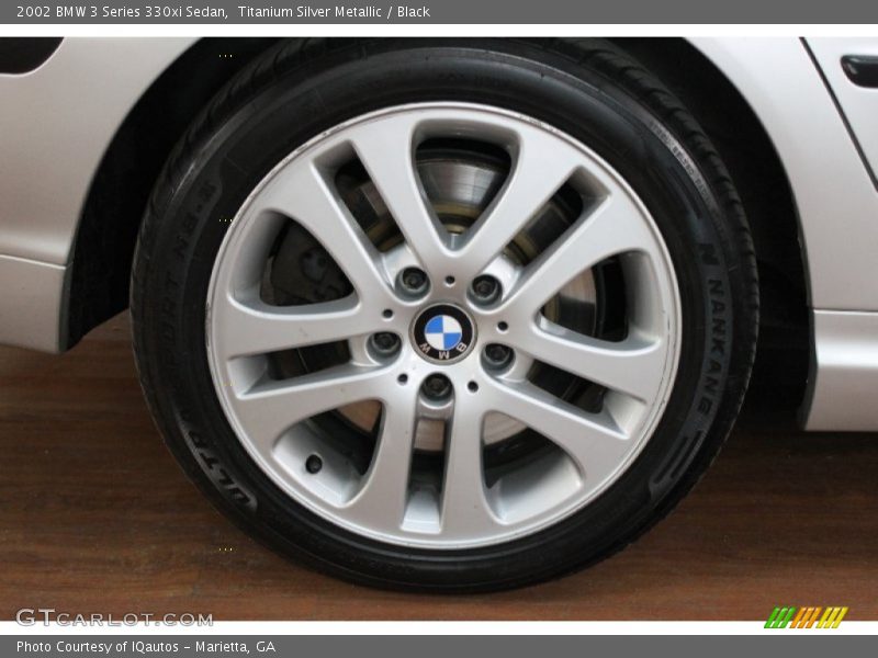 Titanium Silver Metallic / Black 2002 BMW 3 Series 330xi Sedan