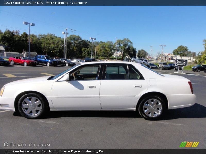 White Lightning / Cashmere 2004 Cadillac DeVille DTS
