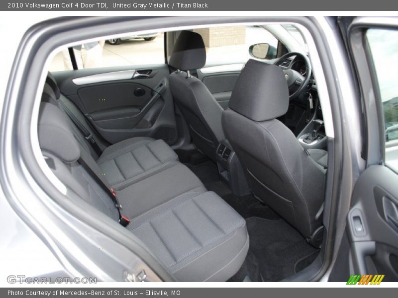 United Gray Metallic / Titan Black 2010 Volkswagen Golf 4 Door TDI