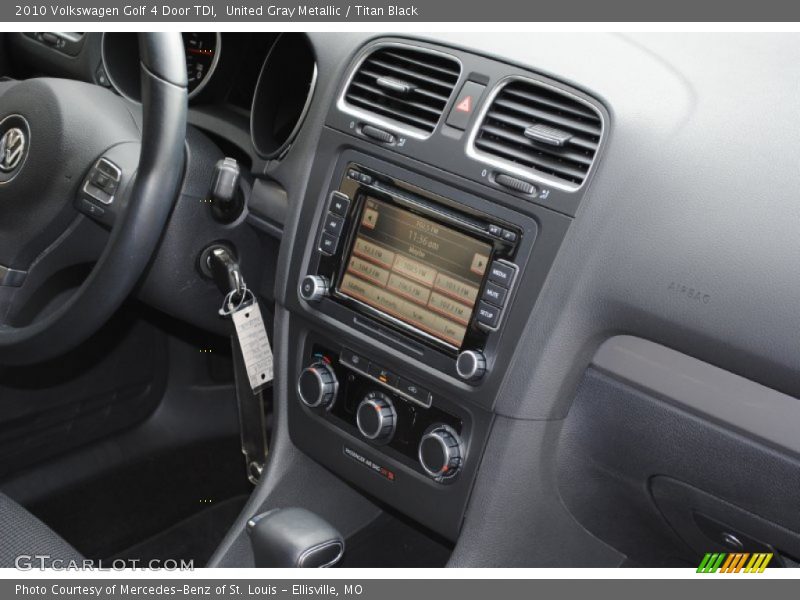 United Gray Metallic / Titan Black 2010 Volkswagen Golf 4 Door TDI
