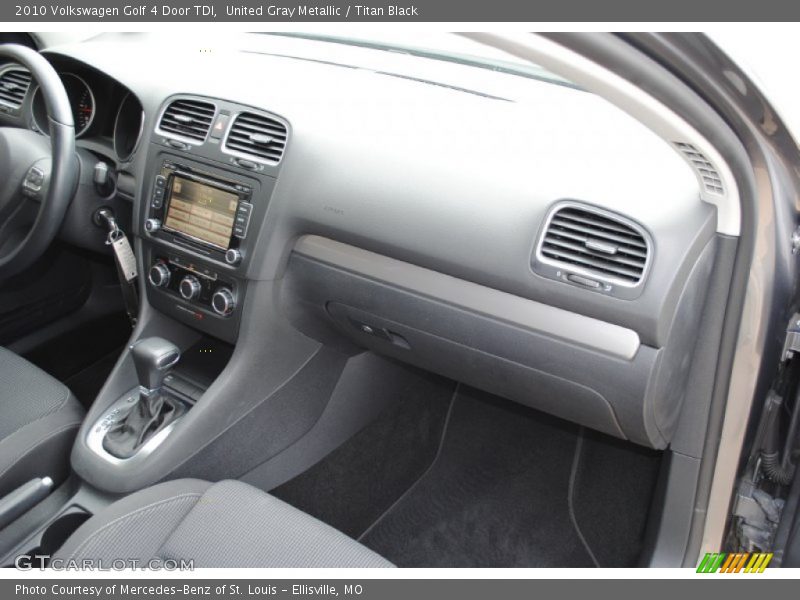 United Gray Metallic / Titan Black 2010 Volkswagen Golf 4 Door TDI