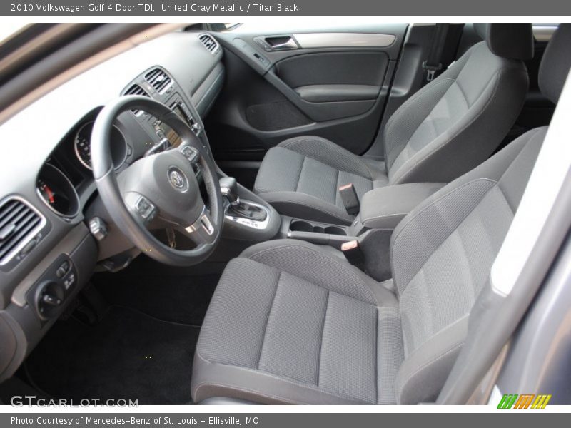 United Gray Metallic / Titan Black 2010 Volkswagen Golf 4 Door TDI