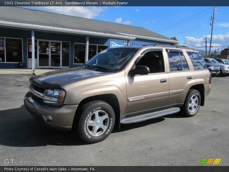 Sandalwood Metallic / Medium Pewter 2003 Chevrolet TrailBlazer LT 4x4