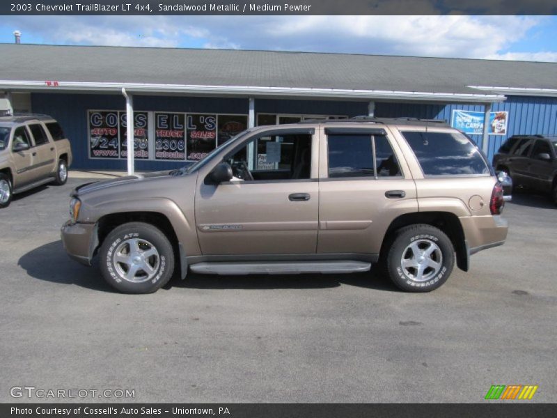 Sandalwood Metallic / Medium Pewter 2003 Chevrolet TrailBlazer LT 4x4