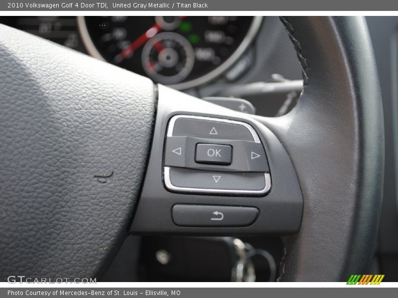 United Gray Metallic / Titan Black 2010 Volkswagen Golf 4 Door TDI