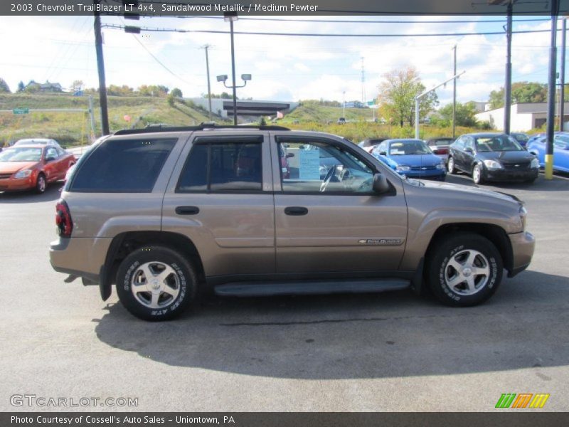 Sandalwood Metallic / Medium Pewter 2003 Chevrolet TrailBlazer LT 4x4