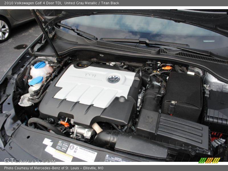 United Gray Metallic / Titan Black 2010 Volkswagen Golf 4 Door TDI