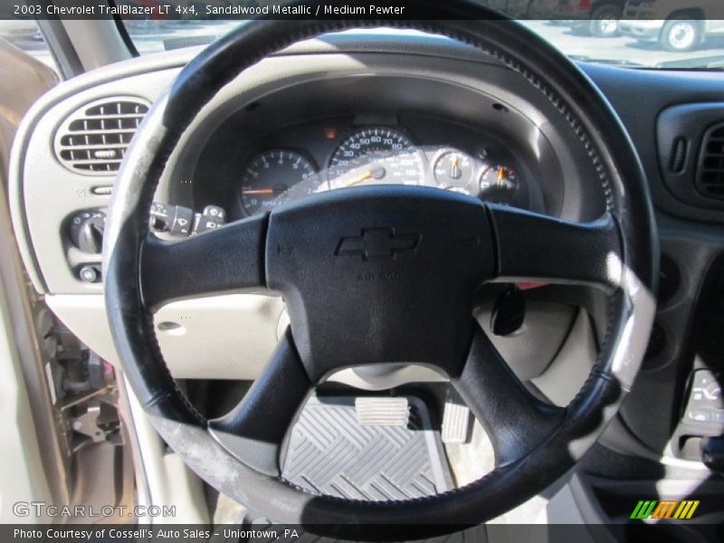 Sandalwood Metallic / Medium Pewter 2003 Chevrolet TrailBlazer LT 4x4