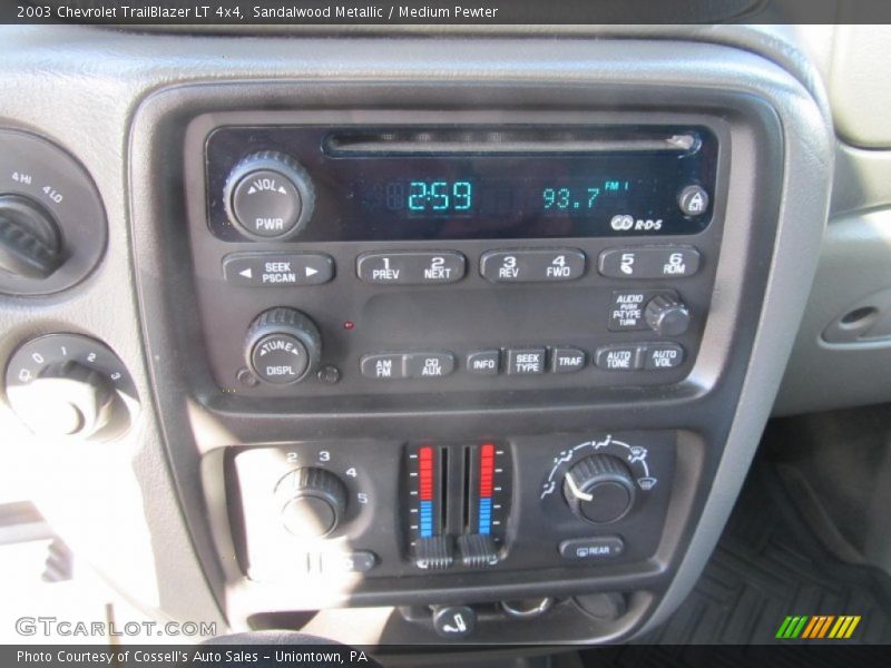 Sandalwood Metallic / Medium Pewter 2003 Chevrolet TrailBlazer LT 4x4