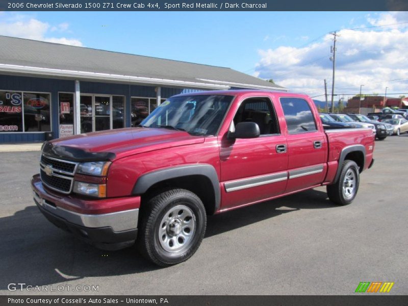 Sport Red Metallic / Dark Charcoal 2006 Chevrolet Silverado 1500 Z71 Crew Cab 4x4
