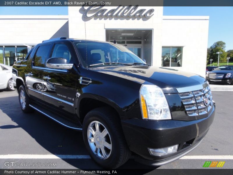 Black Raven / Ebony/Ebony 2007 Cadillac Escalade EXT AWD