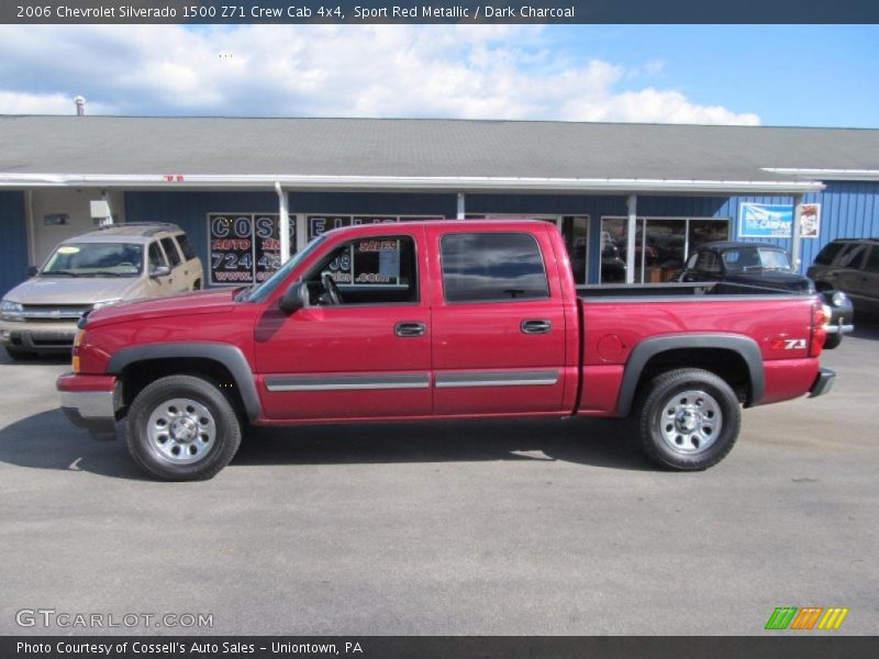 Sport Red Metallic / Dark Charcoal 2006 Chevrolet Silverado 1500 Z71 Crew Cab 4x4