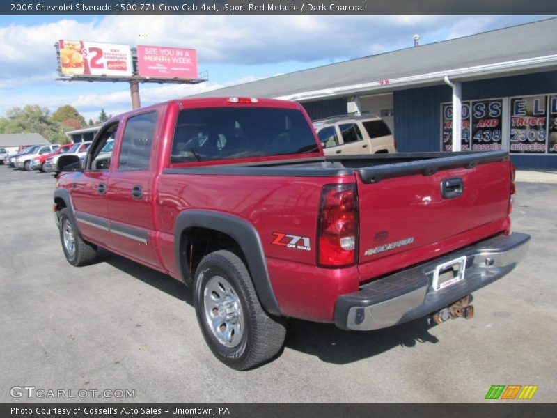 Sport Red Metallic / Dark Charcoal 2006 Chevrolet Silverado 1500 Z71 Crew Cab 4x4