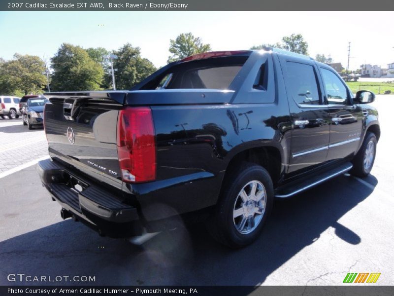 Black Raven / Ebony/Ebony 2007 Cadillac Escalade EXT AWD