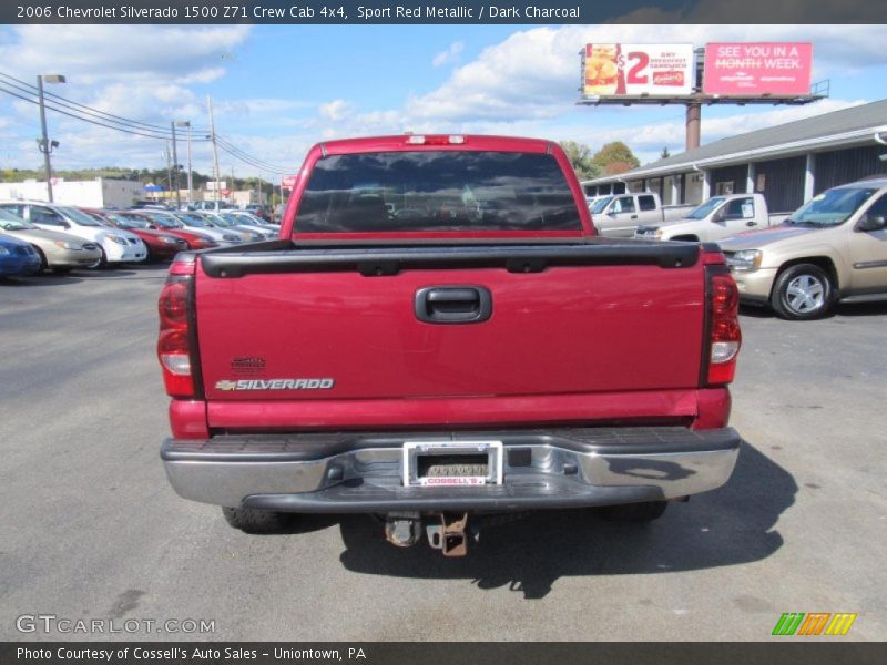 Sport Red Metallic / Dark Charcoal 2006 Chevrolet Silverado 1500 Z71 Crew Cab 4x4
