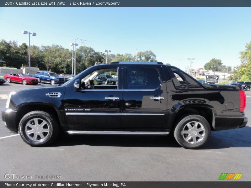 Black Raven / Ebony/Ebony 2007 Cadillac Escalade EXT AWD