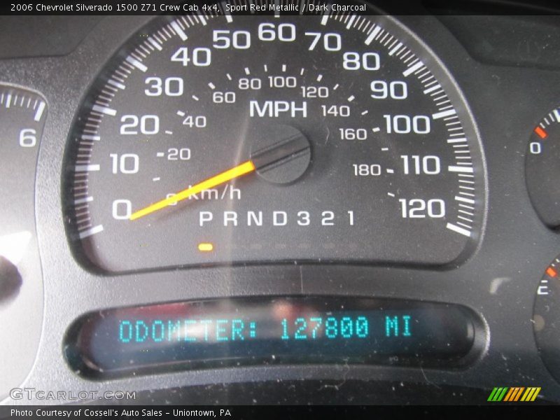 Sport Red Metallic / Dark Charcoal 2006 Chevrolet Silverado 1500 Z71 Crew Cab 4x4