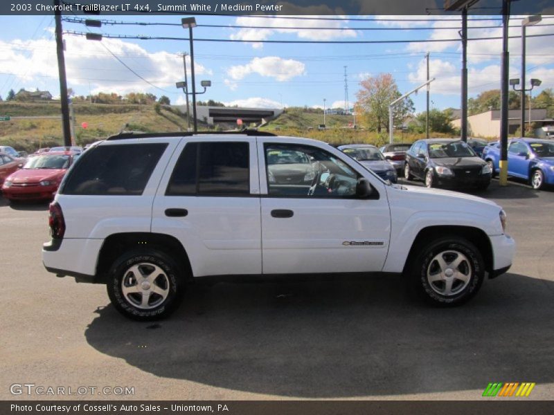 Summit White / Medium Pewter 2003 Chevrolet TrailBlazer LT 4x4