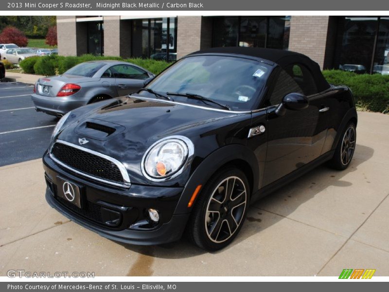 Midnight Black Metallic / Carbon Black 2013 Mini Cooper S Roadster