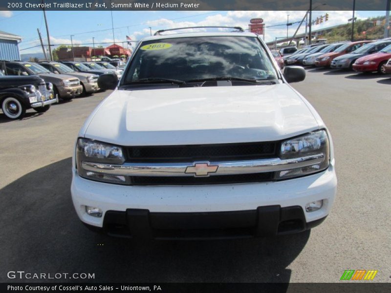 Summit White / Medium Pewter 2003 Chevrolet TrailBlazer LT 4x4