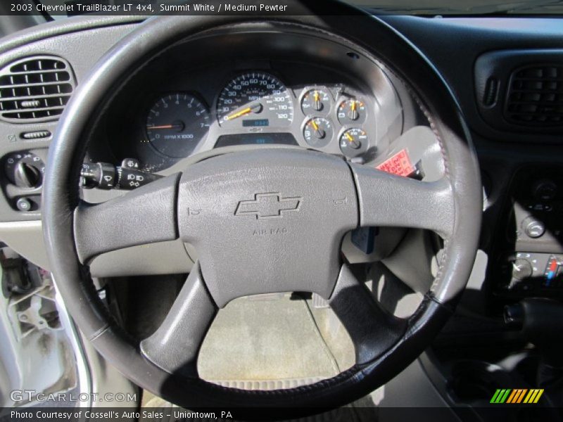 Summit White / Medium Pewter 2003 Chevrolet TrailBlazer LT 4x4