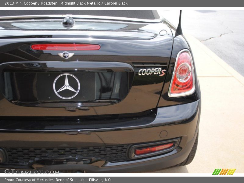 Midnight Black Metallic / Carbon Black 2013 Mini Cooper S Roadster