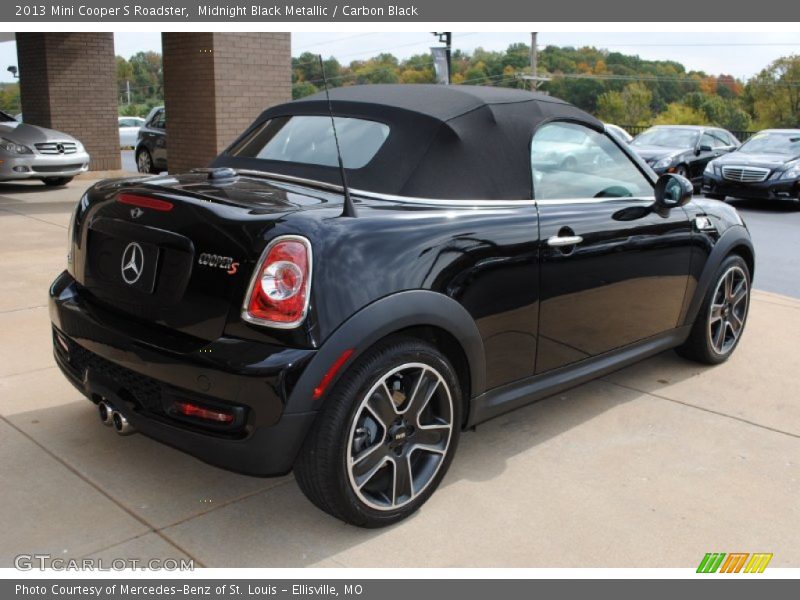 Midnight Black Metallic / Carbon Black 2013 Mini Cooper S Roadster
