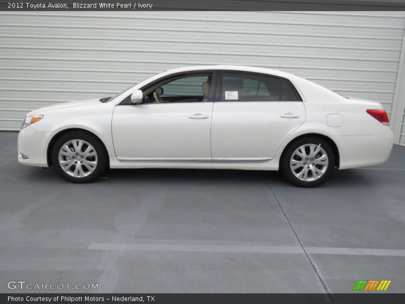 Blizzard White Pearl / Ivory 2012 Toyota Avalon