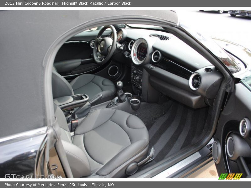 Midnight Black Metallic / Carbon Black 2013 Mini Cooper S Roadster