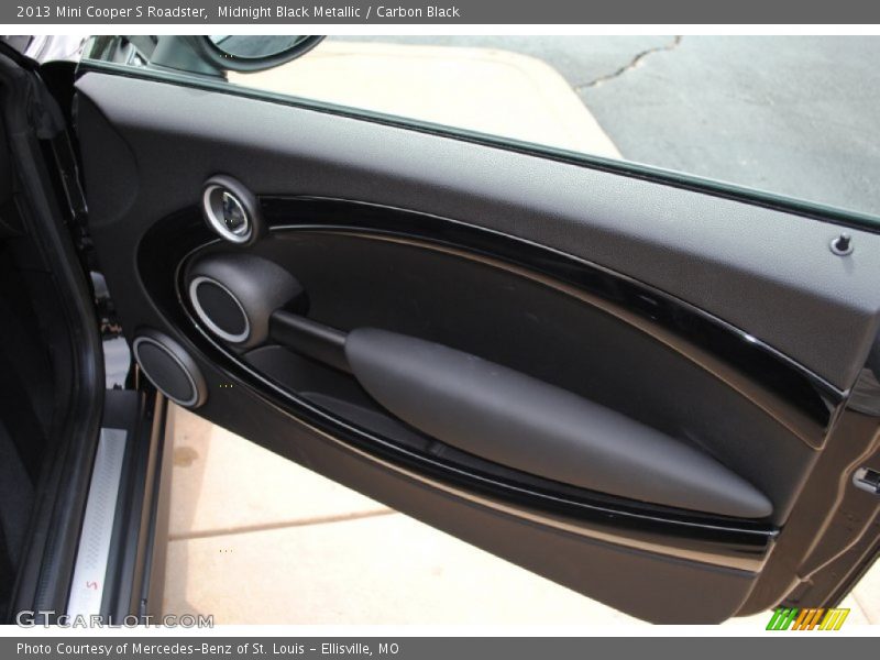 Midnight Black Metallic / Carbon Black 2013 Mini Cooper S Roadster