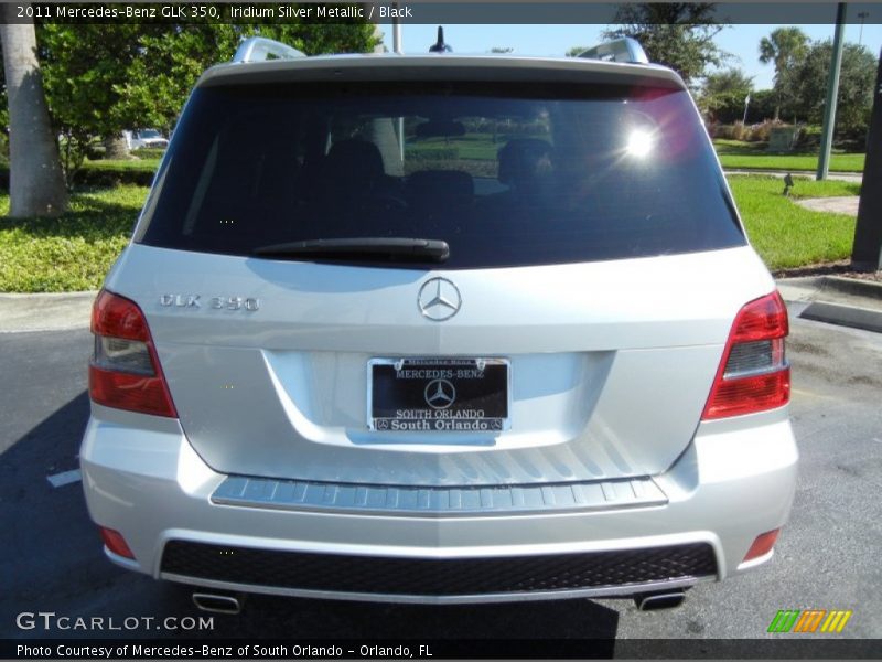 Iridium Silver Metallic / Black 2011 Mercedes-Benz GLK 350
