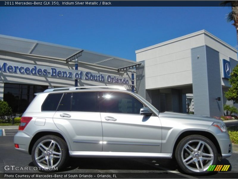 Iridium Silver Metallic / Black 2011 Mercedes-Benz GLK 350