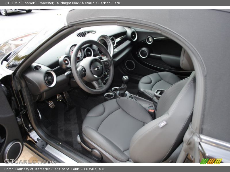 Midnight Black Metallic / Carbon Black 2013 Mini Cooper S Roadster