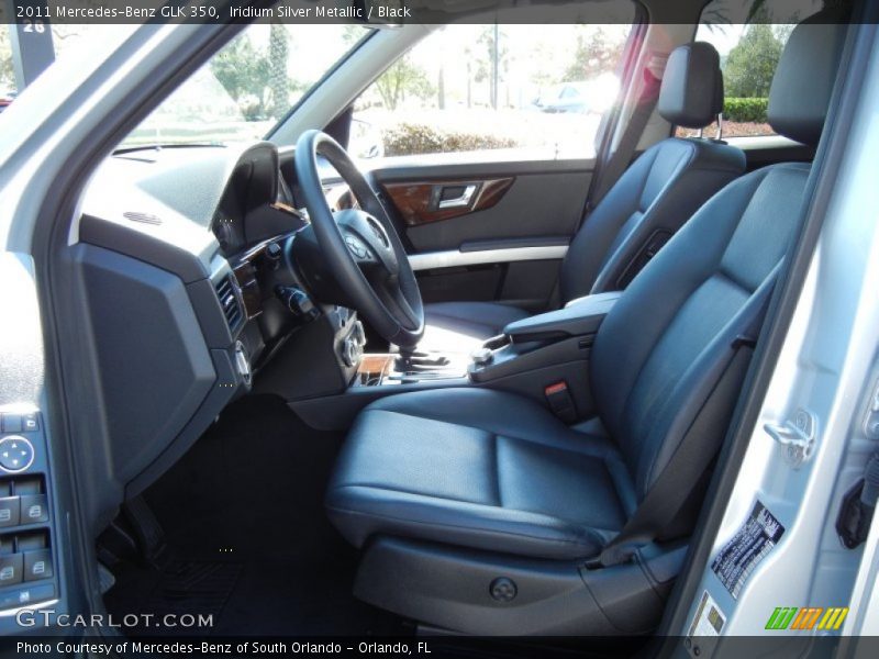 Iridium Silver Metallic / Black 2011 Mercedes-Benz GLK 350