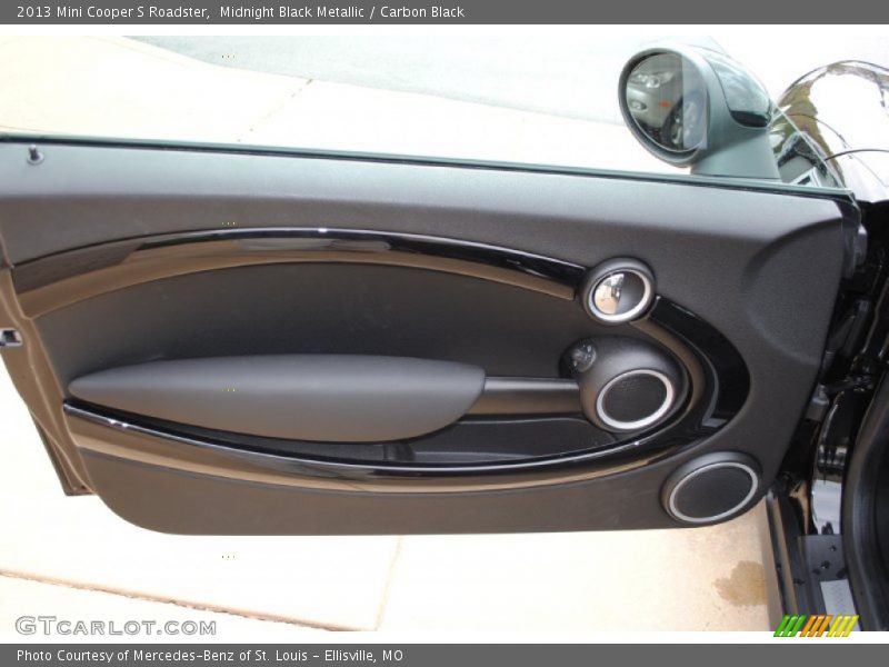 Midnight Black Metallic / Carbon Black 2013 Mini Cooper S Roadster