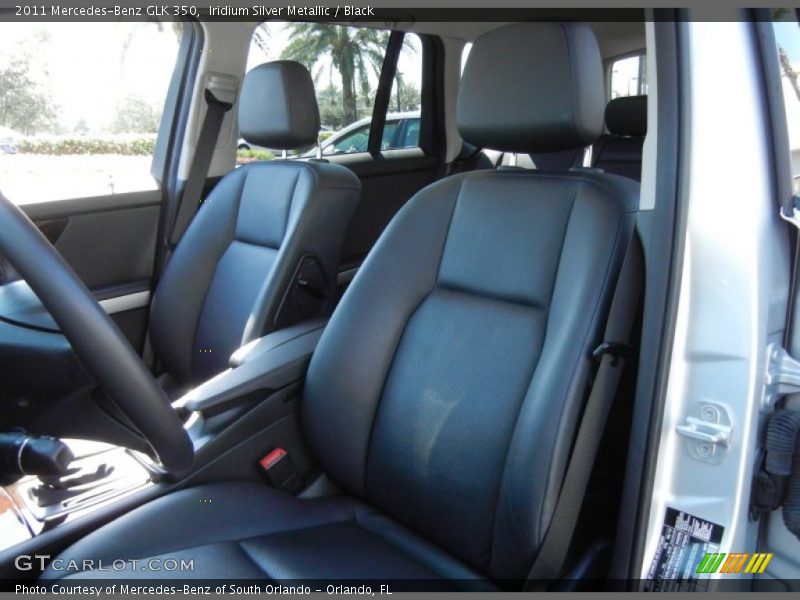 Iridium Silver Metallic / Black 2011 Mercedes-Benz GLK 350