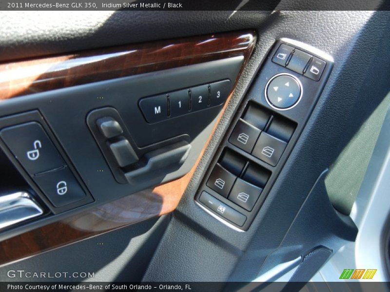 Iridium Silver Metallic / Black 2011 Mercedes-Benz GLK 350