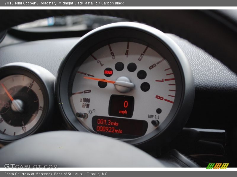 Midnight Black Metallic / Carbon Black 2013 Mini Cooper S Roadster