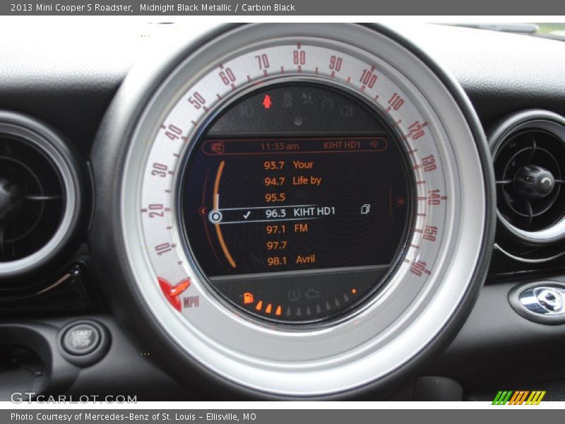 Midnight Black Metallic / Carbon Black 2013 Mini Cooper S Roadster